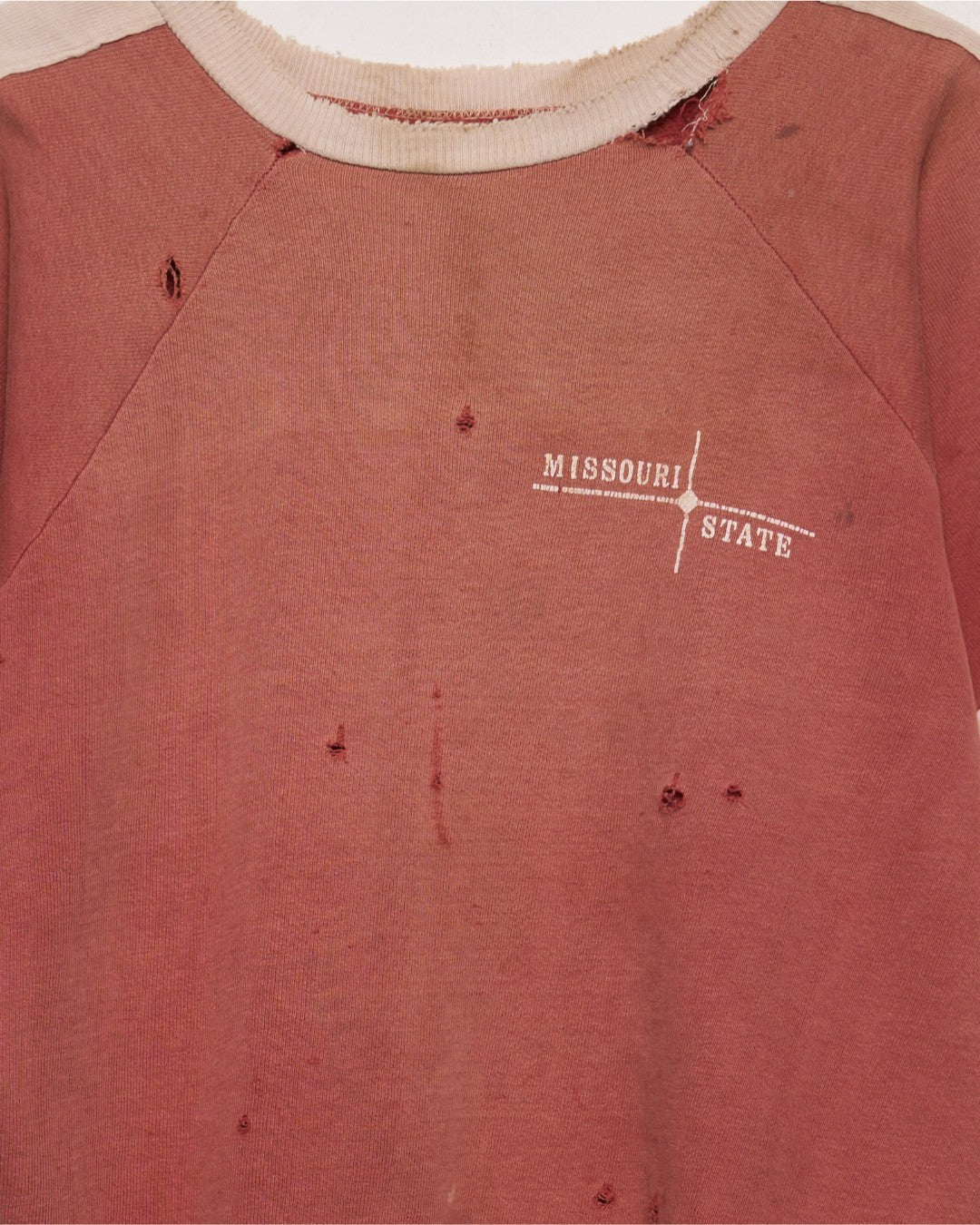 Faded Maroon Short Sleeve Sweat
