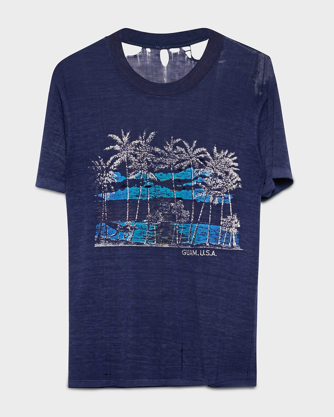 Distressed Guam USA Tee