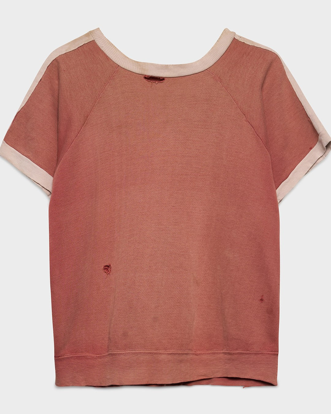 Faded Maroon Short Sleeve Sweat