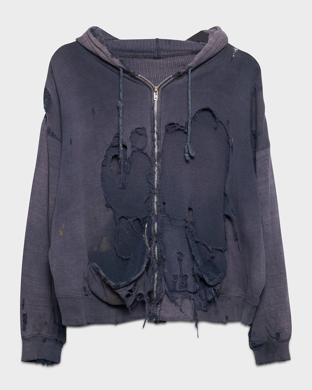Navy Blue Thermal Lined Hoodie