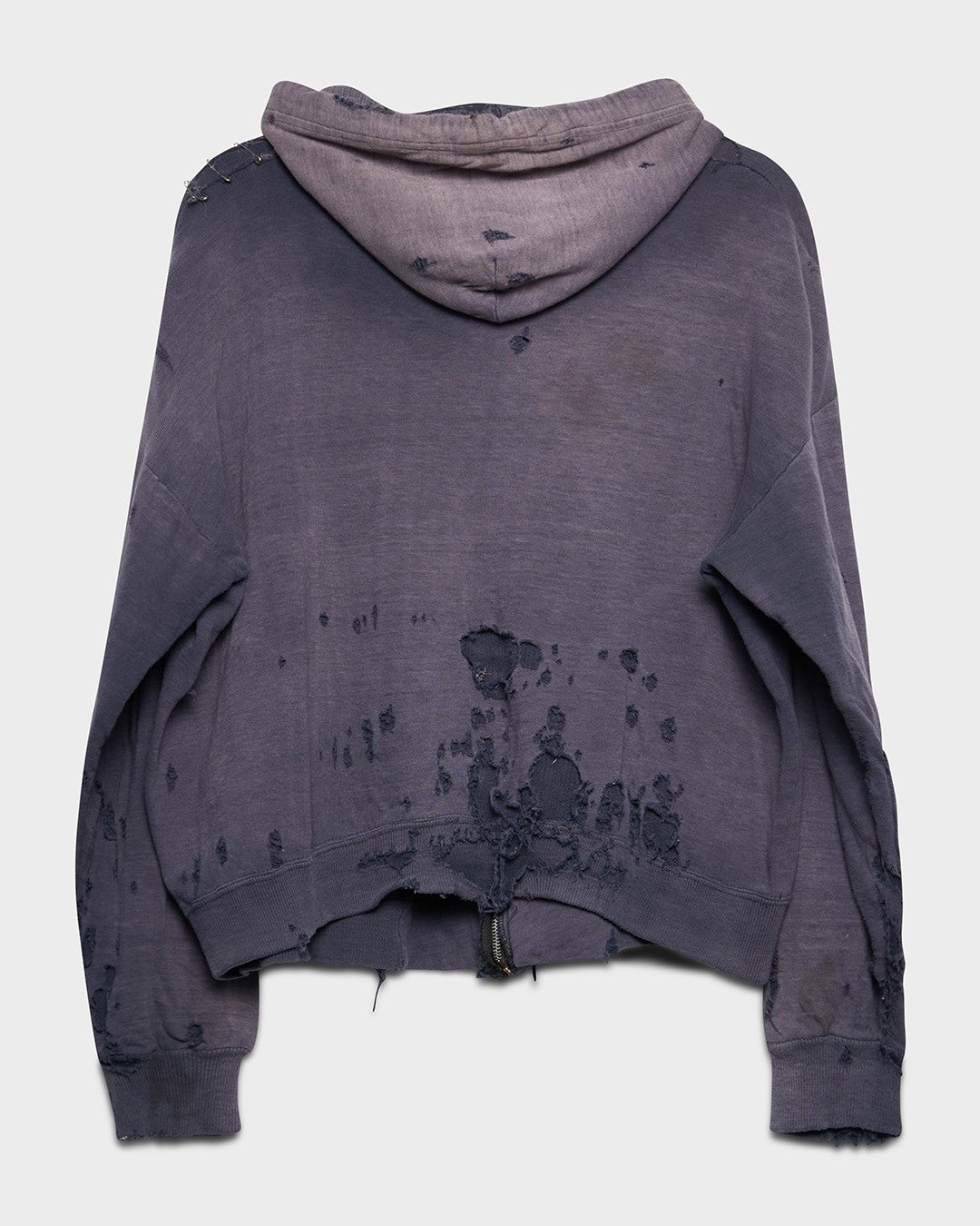 Navy Blue Thermal Lined Hoodie