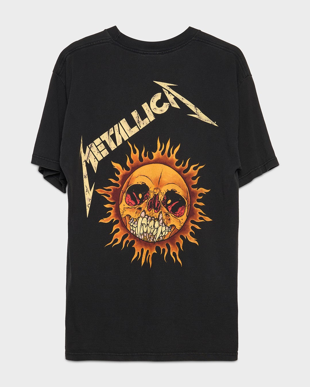 Metallica Flaming Skull Tee