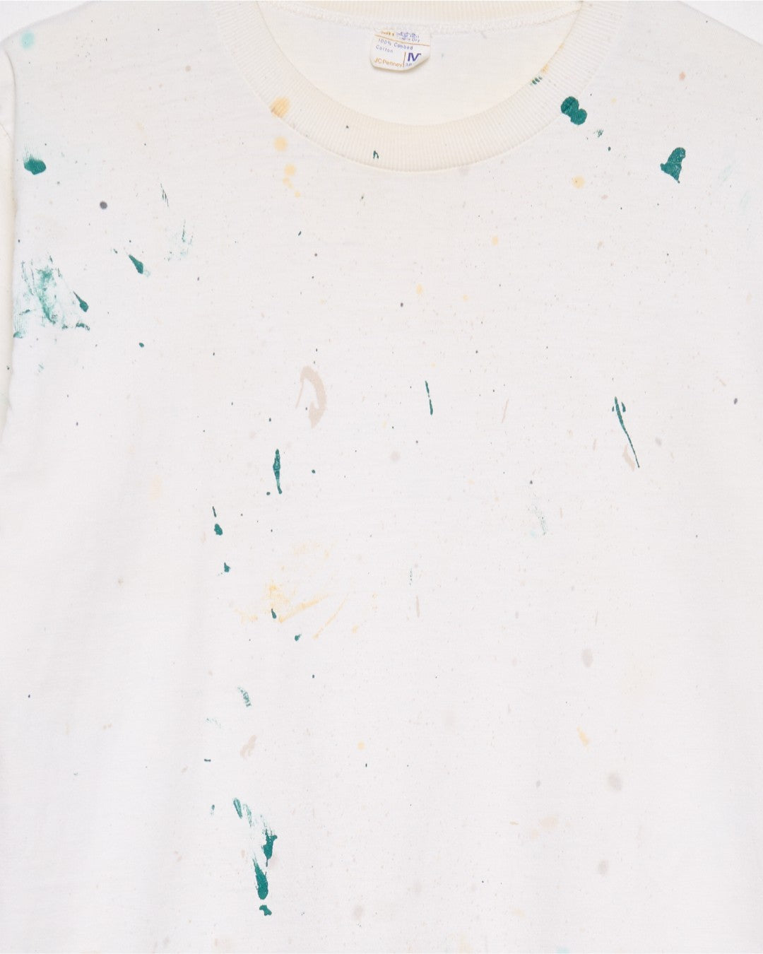 Painted White Tee