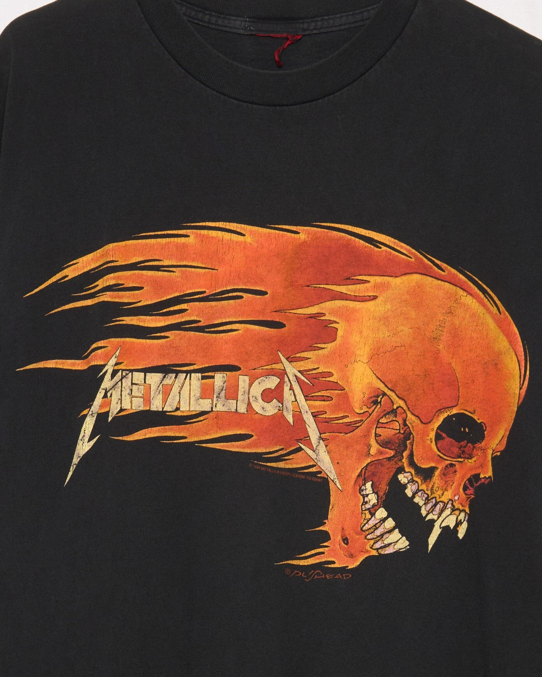 Metallica Flaming Skull Tee