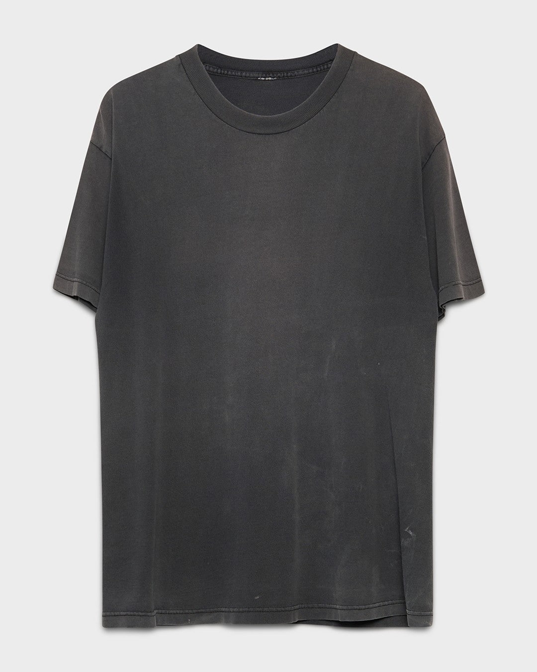 Faded Black Blank T-Shirt