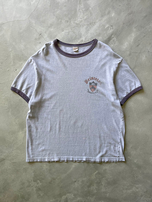 Purple Princeton Ringer T-Shirt - 90s - XL