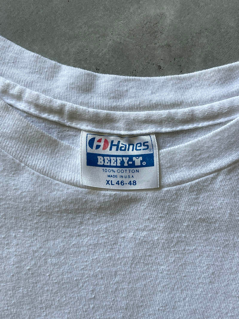 White Shit Happens T-Shirt - 90s - XL