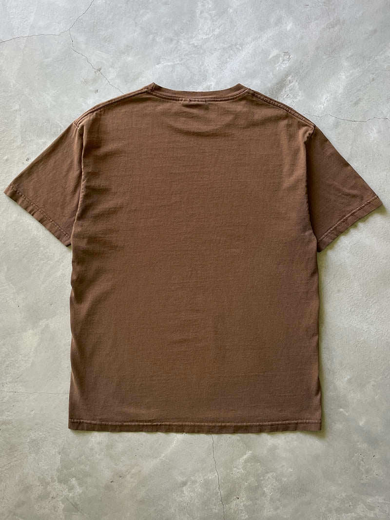 Sun Faded Brown Blank T-Shirt - 00s - L