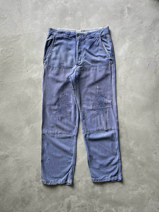 Repaired French Workwear Pants - 50s - 32"