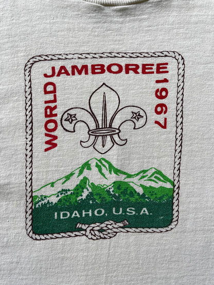 White World Jamboree Boy Scouts T-Shirt - 1967 - XS/S