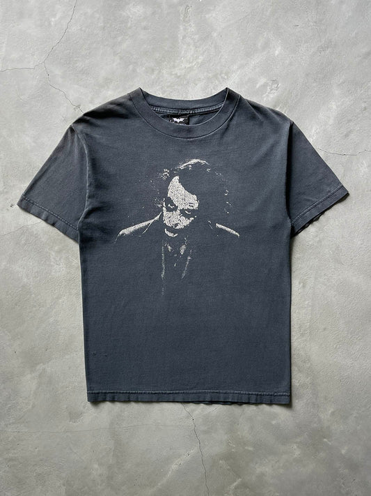 Sun Faded Black The Dark Knight Joker T-Shirt - 00s - XS