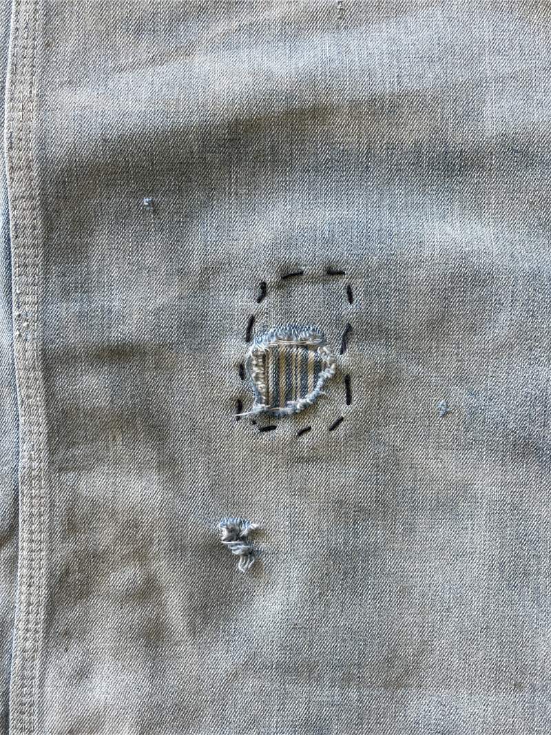 Extremely Sun Faded/Thrashed Penney's Big Mac Chore Coat - 50s - XL/XXL
