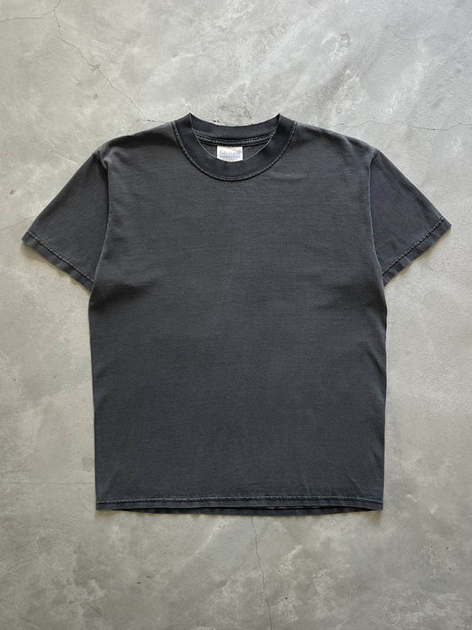 Sun Faded Black Blank T-Shirt - 90s - XS/S