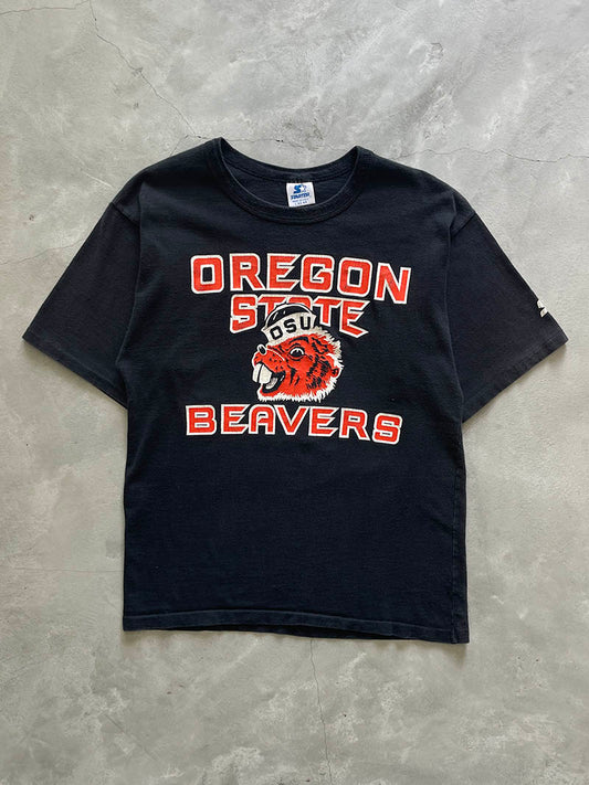 Black Oregon State Beavers T-Shirt - 90s - XS/S