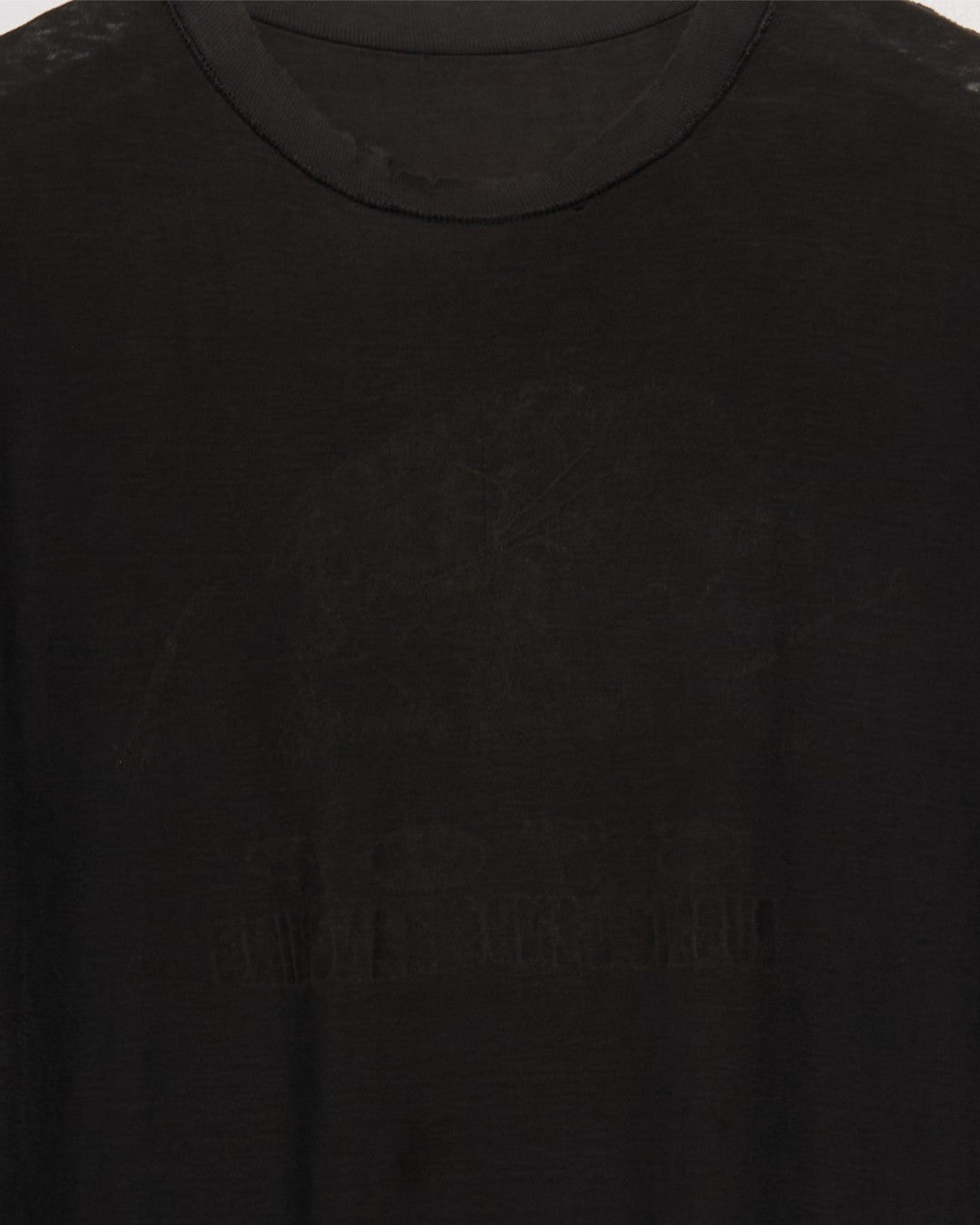 Inside Out Black Tee