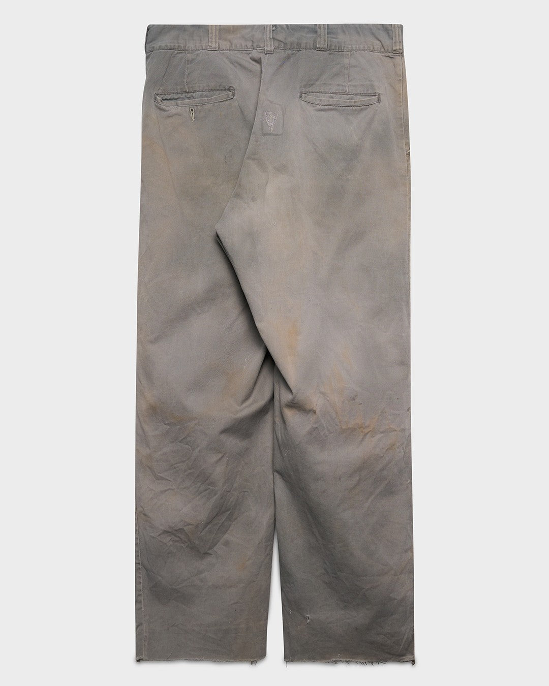 Dirt-Stained Chino Pants