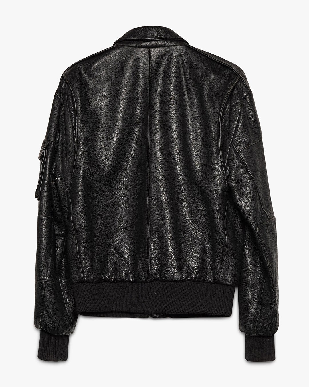 Leather Bomber Jacket