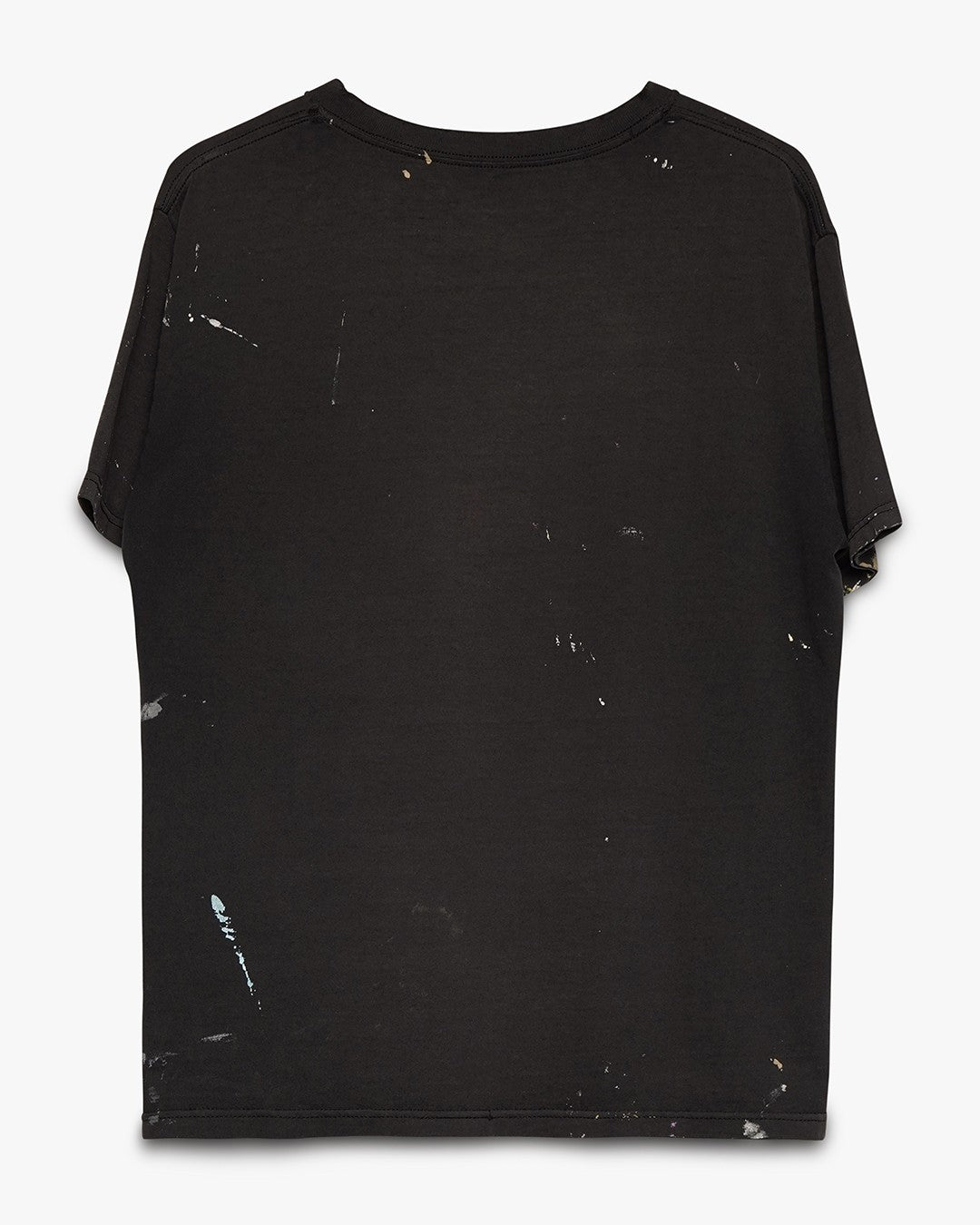 Paint Splatter Black Pocket Tee