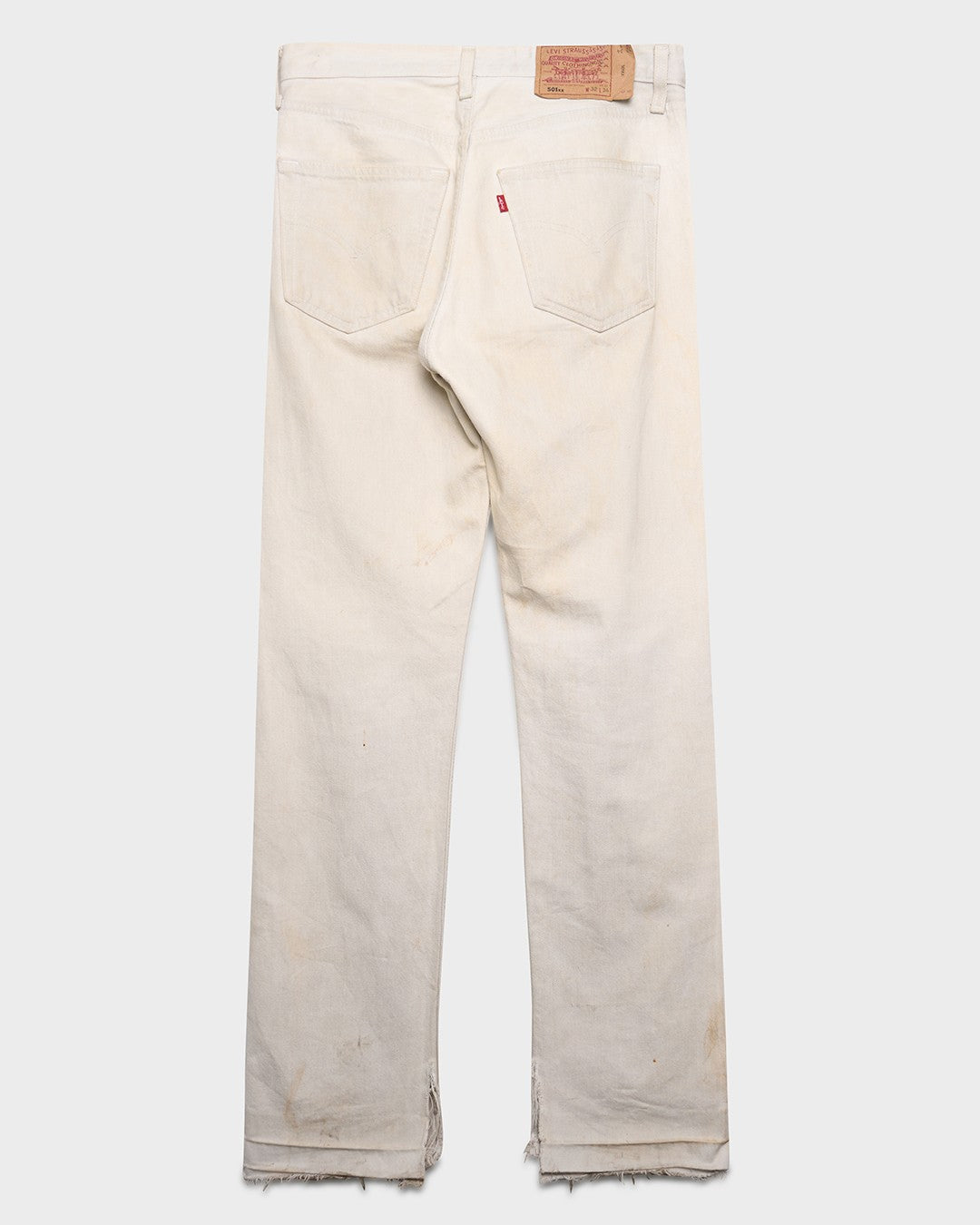 Dirty White Levi's 501 Jeans