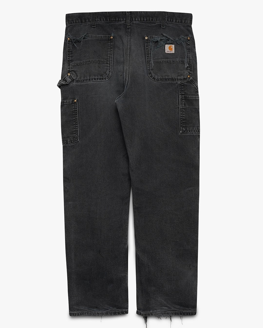 Thrashed/Faded Black Double Knees