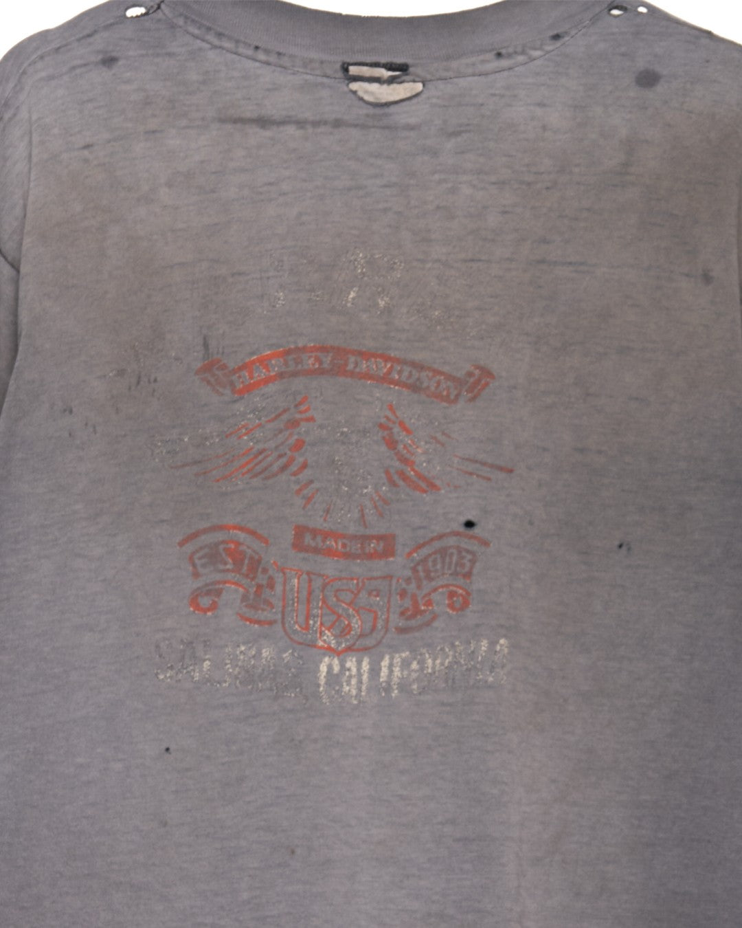 Sun Faded Harley Pocket Tee