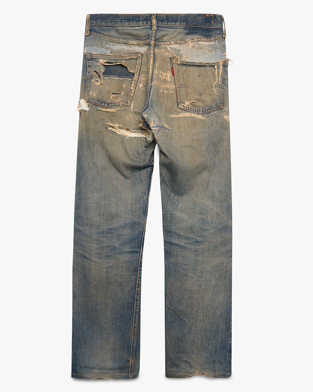 Thrashed/Repaired Levi's Big E Denim Jeans