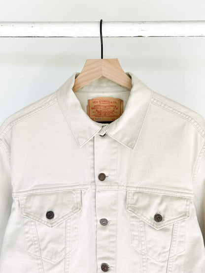 Levi's 840B White Type 3 Denim Jacket - 60s - 44