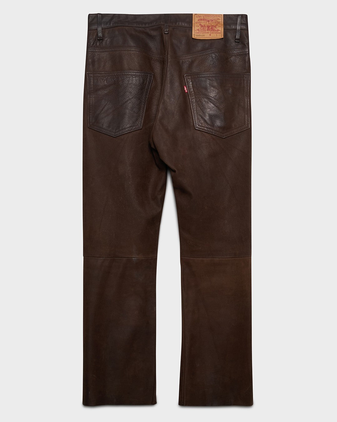 Brown Leather Levi's Pants