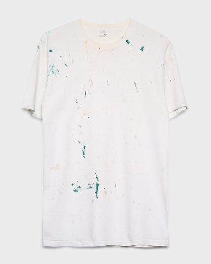 Painted White Tee