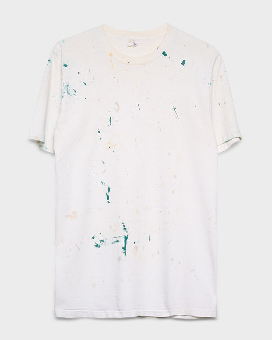 Painted White Tee