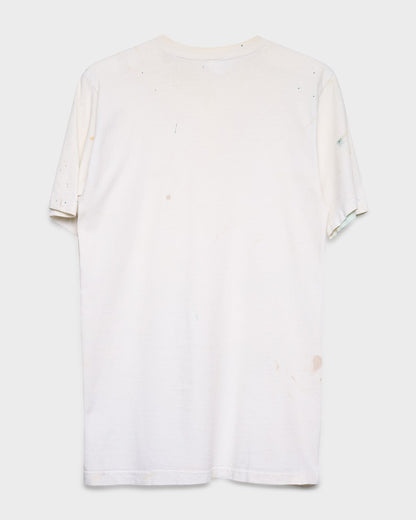 Painted White Tee