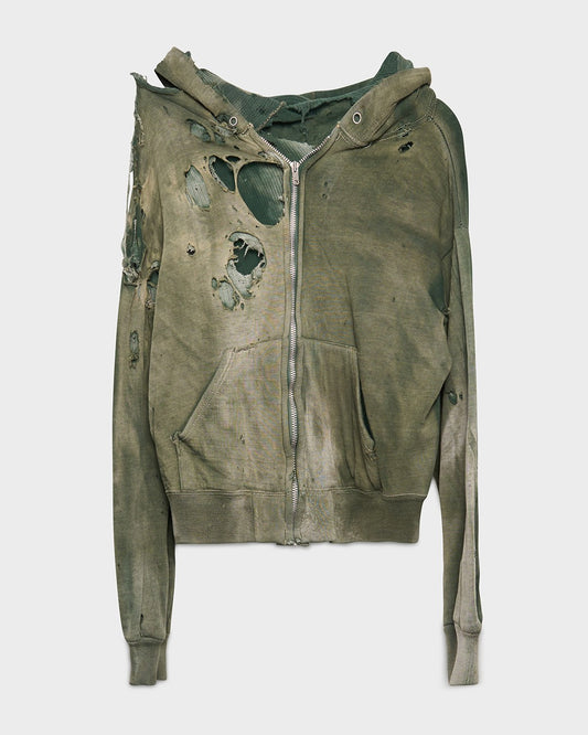 Green Thermal Lined Hoodie