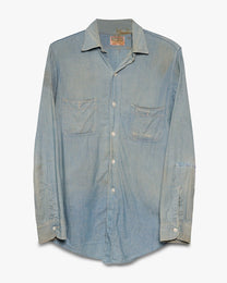 Faded Chambray Button Up Shirt
