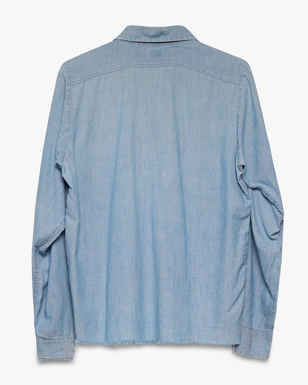 Repaired Chambray Button Up Shirt