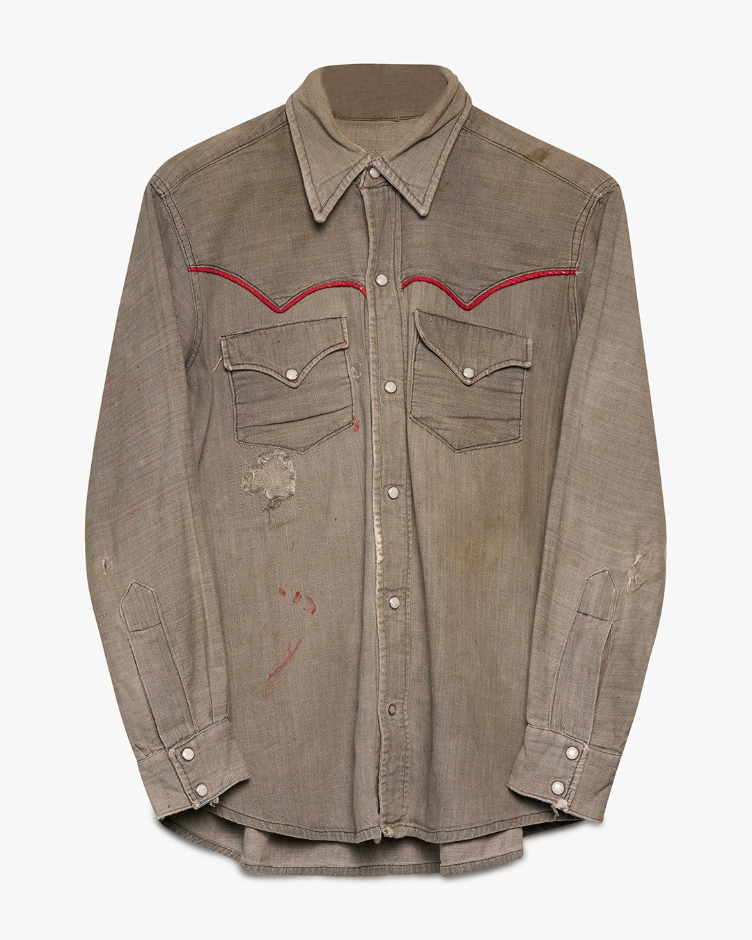 Repaired Western Snap Button Up
