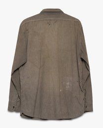 Repaired Cash Saver Salt &amp; Pepper Button Up Shirt