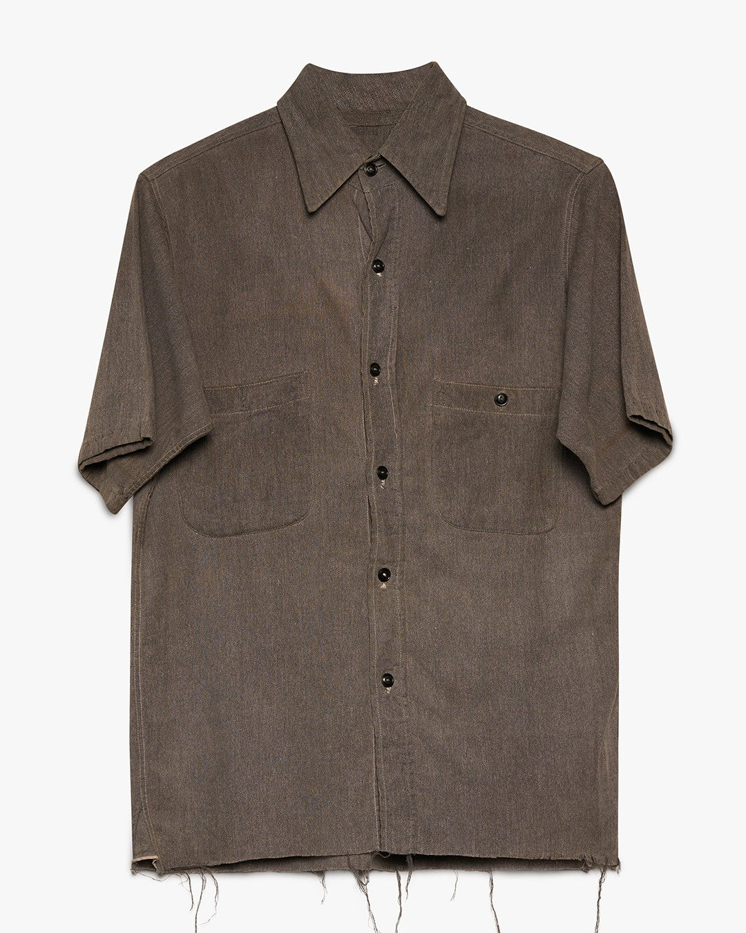 Salt &amp; Pepper Short Sleeve Button Up