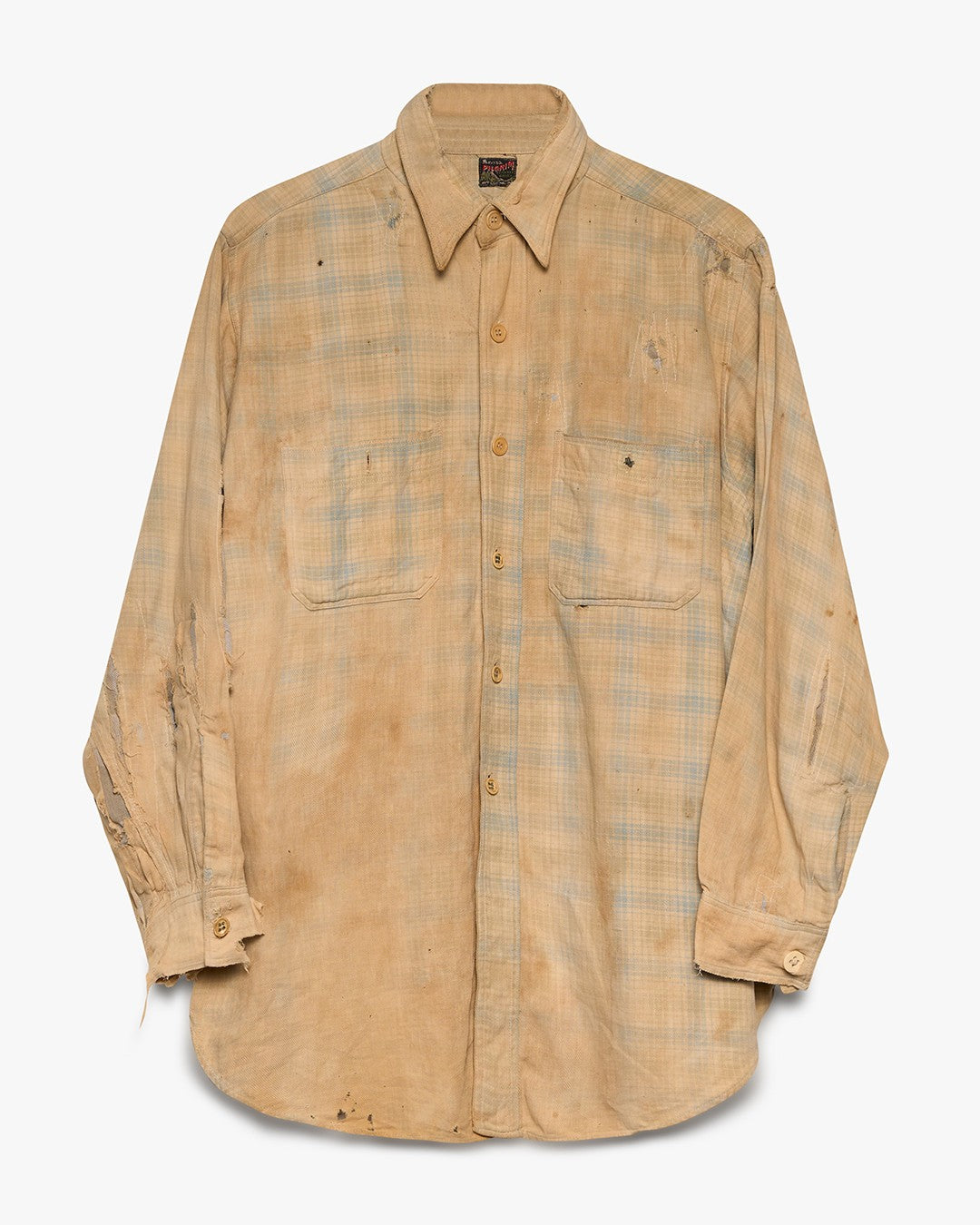 Dirt Stained Button Up Flannel
