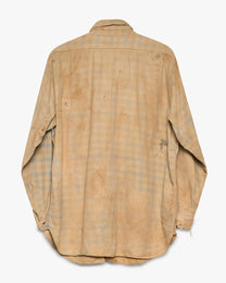 Dirt Stained Button Up Flannel
