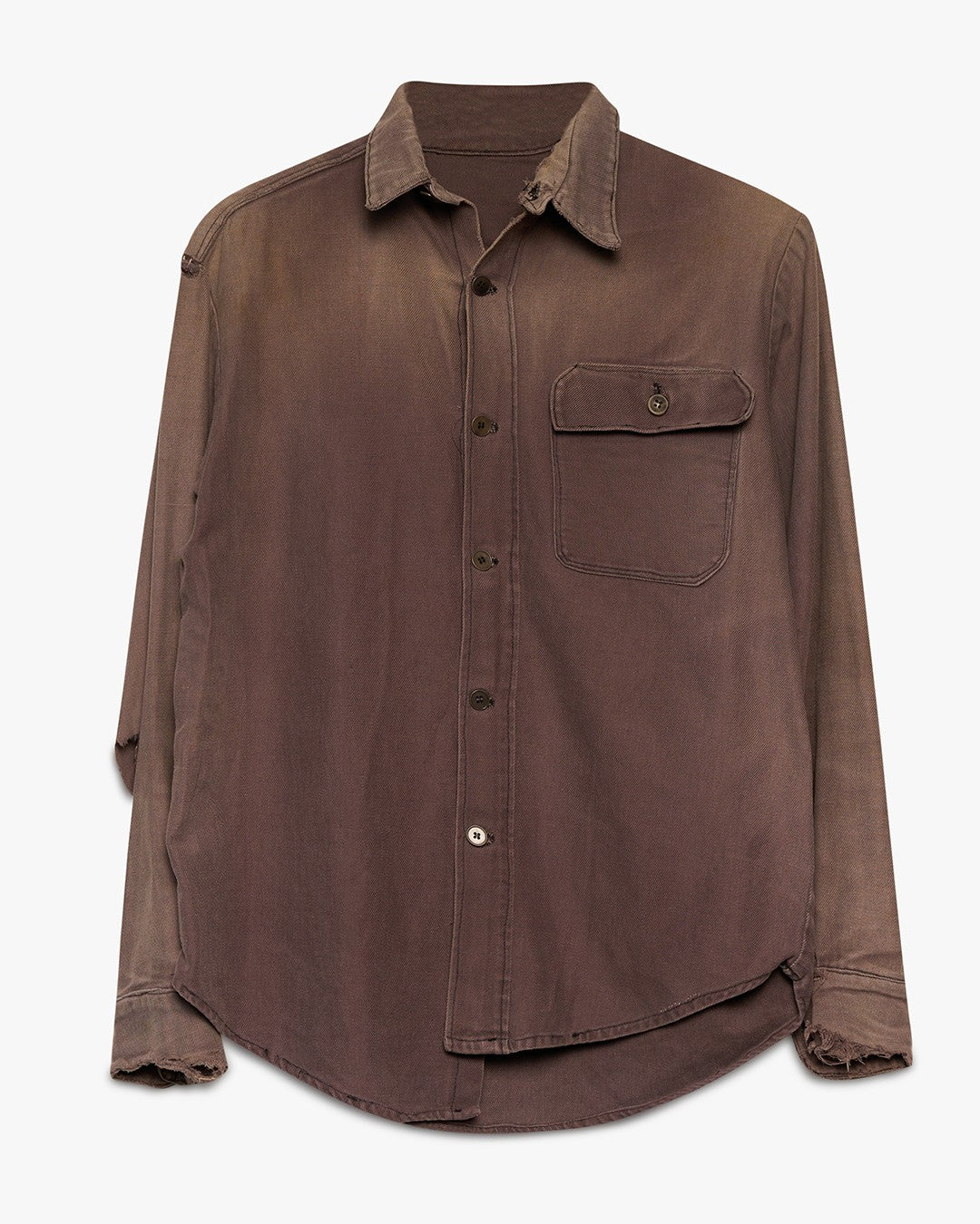 Faded Button Up Pocket Shirt