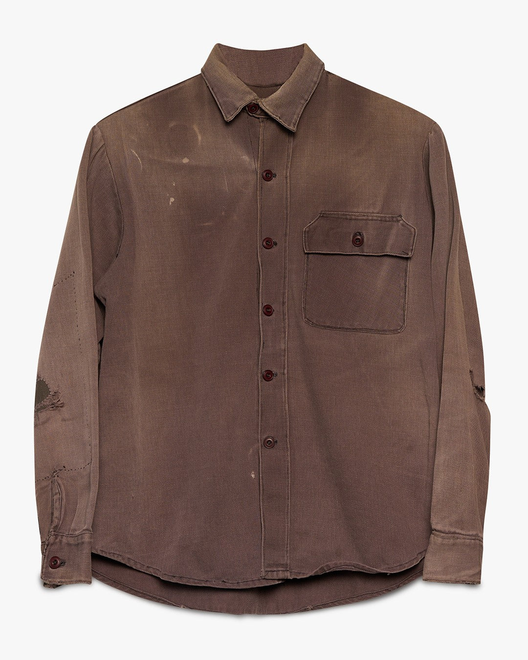 Faded Button Up Pocket Shirt