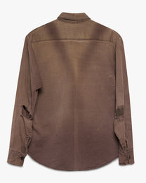 Faded Button Up Pocket Shirt