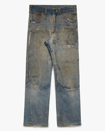 Patched &amp; Faded Lee Jeans