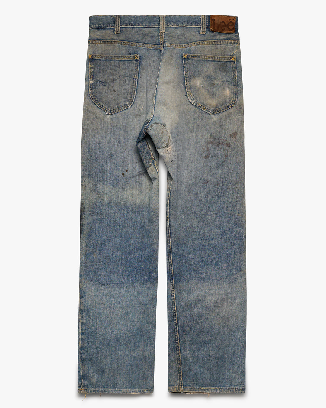 Patched &amp; Faded Lee Jeans