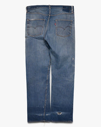 Faded &amp; Repaired Levi's Jeans
