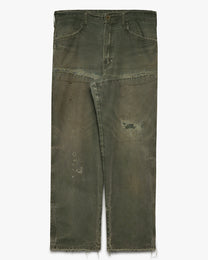 Faded &amp; Repaired Heavy Canvas Pants