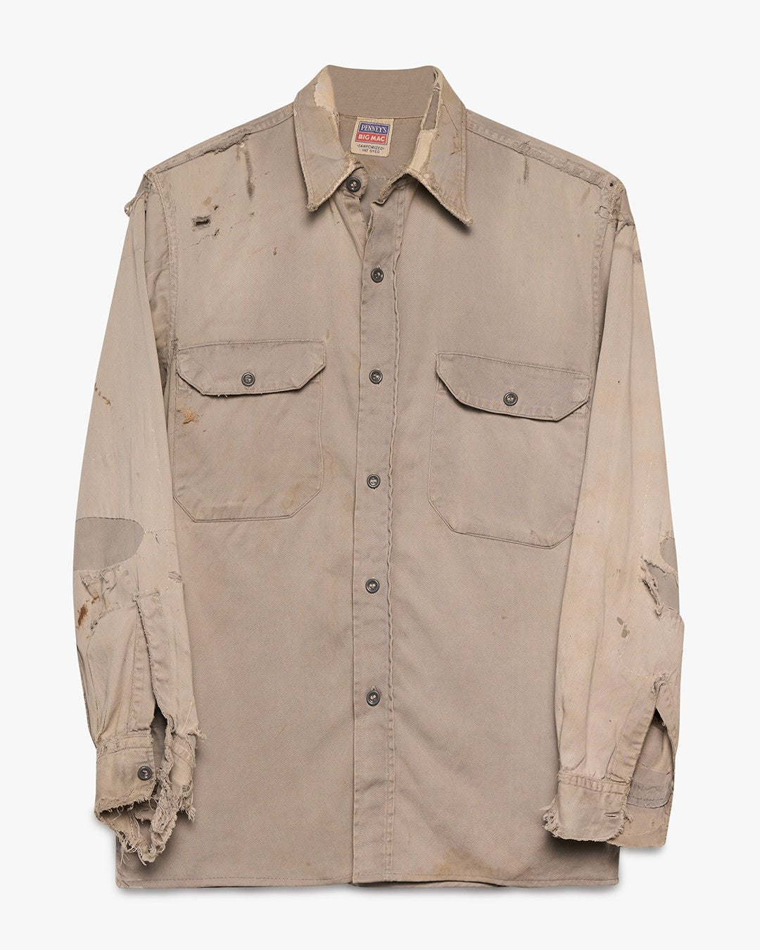 Stained &amp; Repaired Big Mac Button Down