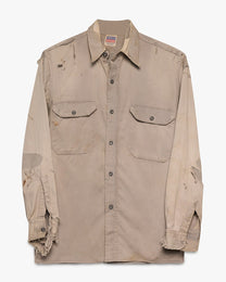 Stained &amp; Repaired Big Mac Button Down