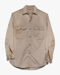 Stained &amp; Repaired Big Mac Button Down