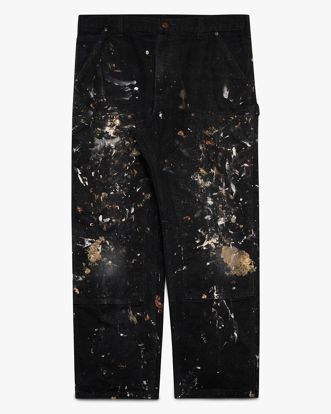 Painted Black Carhartt Double Knees